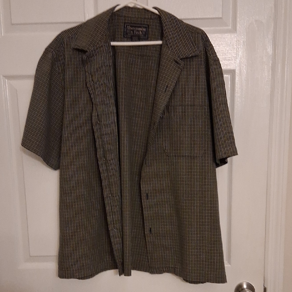 Abercrombie & Fitch Vintage Late 1990's Short Sleeve Button-down